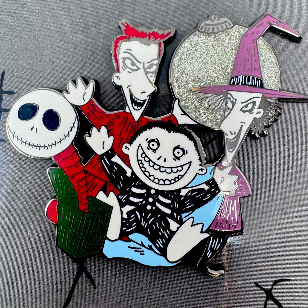Lock, Shock, Barrel Mystery Pin LE 900 Disney 2007 Nightmare Before Christmas